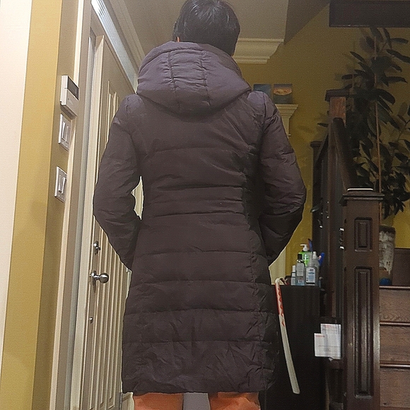 Michael kors down puffer jacket women small black ish - Picture 3 of 10